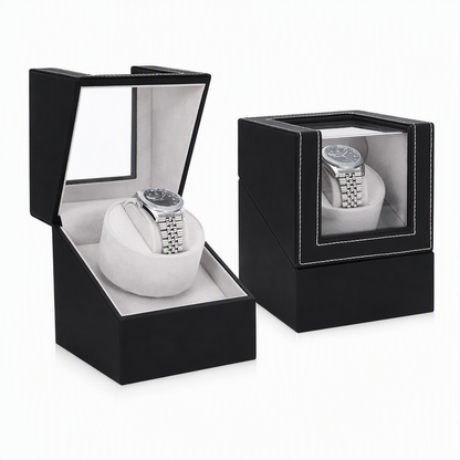 ⌚ LIMITED‑TIME 50% OFF! ✨ Automatic Watch Winder Box for Mechanical Watches – Silent Motor, Anti‑Magnetic Shield, Premium Leather Surface ✨