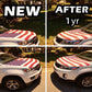 🚗 LIMITED‑TIME 50% OFF! ✨Vibrant Fan Support Car Hood Cover – Patriotic Flag Print, Stretch Fabric, UV‑Fade Resistant ✨