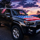 🚗 LIMITED‑TIME 50% OFF! ✨Vibrant Fan Support Car Hood Cover – Patriotic Flag Print, Stretch Fabric, UV‑Fade Resistant ✨