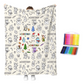 🎨 LIMITED‑TIME 50% OFF! 💛 DIY Coloring Blanket Kit – Soft, Washable, Creative‑Fun ✨
