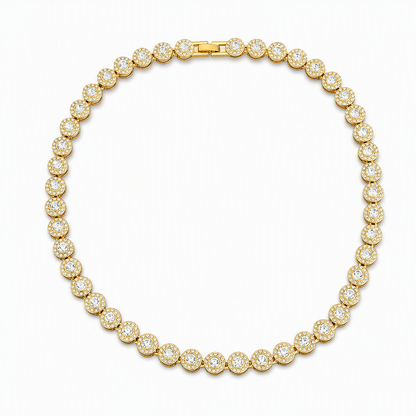 🔥 LIMITED‑TIME 50% OFF! ✨ Men’s Hip Hop Round Rhinestone Necklace – Sparkly, Comfortable, Street‑Ready ✨
