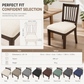 🪑 LIMITED‑TIME 50% OFF! ✨ Elastic Strapless Dining Chair Seat Cover – Snug‑Fit, Stain‑Resistant, Stylish 🏡
