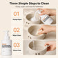 Sea Salt Pet Dishwashing Mousse Detergent for Dog Food Bowls and Tableware with Cleaning Sponge Set