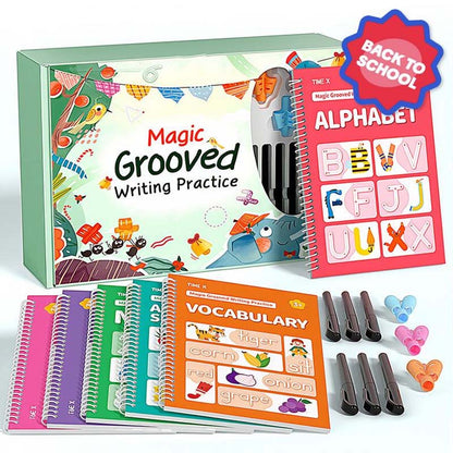 ✍️ LIMITED‑TIME 50% OFF! ✨ Magic Grooved Copybook Writing Practice Set – Durable, Guided, Kid‑Friendly 👶