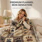 🐾 LIMITED‑TIME 50% OFF! ✨ Cute Paw Print Soft Flannel Blanket – Snuggly, Warm, Lovely Home Decor 🛋️
