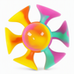 Silicone Suction Cup Fidget Spinner Stress Relief Toy for Kids and Adults