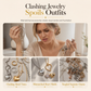 💛 LIMITED‑TIME 50% OFF! ✨ Gold Plated Heart Rhinestone 4-Piece Jewelry Set – Sparkly, Matching, Versatile 💍