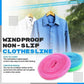 🎁 BUY 1 GET 1 FREE! ✨ Windproof Non-Slip Clothesline – Portable PE Rope, Adjustable Length, for Camping & Home 🌬️
