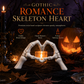 💀 LIMITED‑TIME 50% OFF! ✨ Halloween Resin Skeleton Figurine – Heart Hand Gesture, Gothic, Desktop Decor 🖤