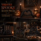 💀 LIMITED‑TIME 50% OFF! ✨ Halloween Resin Skeleton Figurine – Heart Hand Gesture, Gothic, Desktop Decor 🖤