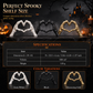 💀 LIMITED‑TIME 50% OFF! ✨ Halloween Resin Skeleton Figurine – Heart Hand Gesture, Gothic, Desktop Decor 🖤