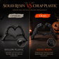 💀 LIMITED‑TIME 50% OFF! ✨ Halloween Resin Skeleton Figurine – Heart Hand Gesture, Gothic, Desktop Decor 🖤