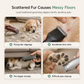 🐾 LIMITED-TIME 50% OFF! ✨ Low Noise Pet Grooming Kit with Vacuum Clippers – Hair Suction, Safe Round Blade, Full Tools 🐶