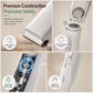 🐾 LIMITED-TIME 50% OFF! ✨ Low Noise Pet Grooming Kit with Vacuum Clippers – Hair Suction, Safe Round Blade, Full Tools 🐶