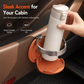 🚗 LIMITED-TIME 50% OFF! ✨ Multifunctional Foldable Car Door Cup Holder – Large Diameter, Clip-On Mount, Faux Leather 🥤