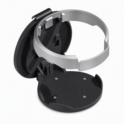 🚗 LIMITED-TIME 50% OFF! ✨ Multifunctional Foldable Car Door Cup Holder – Large Diameter, Clip-On Mount, Faux Leather 🥤
