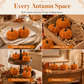 🎃 LIMITED-TIME 50% OFF! ✨ Velvet Pumpkins for Halloween & Thanksgiving – Handcrafted, Soft Texture, Fall Decor 🍂