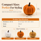 🎃 LIMITED-TIME 50% OFF! ✨ Velvet Pumpkins for Halloween & Thanksgiving – Handcrafted, Soft Texture, Fall Decor 🍂