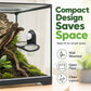 🦎 LIMITED-TIME 50% OFF! 💧 Double Reptile Feeding Ledge with Bowls – Stable Mount, Easy Clean ✨