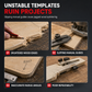 🪵 LIMITED-TIME 50% OFF! ✨ Woodworking Router Template Round Corner Jig – Anti-Slip, Precise 🛠️