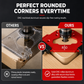 🪵 LIMITED-TIME 50% OFF! ✨ Woodworking Router Template Round Corner Jig – Anti-Slip, Precise 🛠️