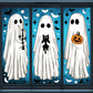 👻 LIMITED-TIME 50% OFF! ✨ Cute Halloween Ghost Static Window Cling – Double-sided, Reusable 🪟