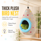 🥚 LIMITED-TIME 50% OFF! ⚡ Hanging Cotton Bird Nest Hammock – Double-Layer Fleece Warm Cave For Small Birds ✨