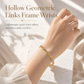 ✨ LIMITED-TIME 50% OFF! 💛 Gold Rhinestone Heart Chain Bracelet – Light Luxury, Parisian Style 🤍