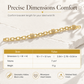 ✨ LIMITED-TIME 50% OFF! 💛 Gold Rhinestone Heart Chain Bracelet – Light Luxury, Parisian Style 🤍