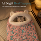 🐾 LIMITED-TIME 50% OFF! 🛏️ Semi Enclosed Warm Pet Sleeping Bag Bed – Windproof, Plush, Cozy 🌨️