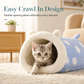 🐾 LIMITED-TIME 50% OFF! 🛏️ Semi Enclosed Warm Pet Sleeping Bag Bed – Windproof, Plush, Cozy 🌨️
