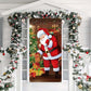 🎄 LIMITED-TIME 50% OFF! 🎅 Christmas Door Cover For Instant Holiday Decor – Fade Resistant, Multi-Scene, Vivid Prints ✨