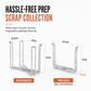 🗑️ LIMITED-TIME 50% OFF! 🧺 Foldable 304 Stainless Steel Trash Bag Holder Stand – Rustproof, Compact, Multi-use ✨