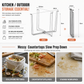 🗑️ LIMITED-TIME 50% OFF! 🧺 Foldable 304 Stainless Steel Trash Bag Holder Stand – Rustproof, Compact, Multi-use ✨
