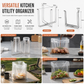🗑️ LIMITED-TIME 50% OFF! 🧺 Foldable 304 Stainless Steel Trash Bag Holder Stand – Rustproof, Compact, Multi-use ✨