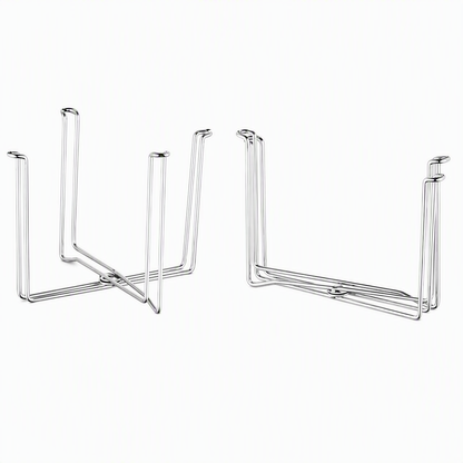 🗑️ LIMITED-TIME 50% OFF! 🧺 Foldable 304 Stainless Steel Trash Bag Holder Stand – Rustproof, Compact, Multi-use ✨