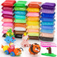 🎨 LIMITED-TIME 50% OFF! 🟡 Multi-Color Lightweight Clay Set – Air Dry, Soft Mold, Non-toxic ✨