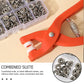 🧷 LIMITED-TIME 50% OFF! ✨ Sew-Free Snap Fastener Plier Kit – Easy Install, Ergonomic, Multi-Purpose 📦