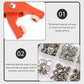🧷 LIMITED-TIME 50% OFF! ✨ Sew-Free Snap Fastener Plier Kit – Easy Install, Ergonomic, Multi-Purpose 📦