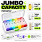 🧳 LIMITED-TIME 50% OFF! 💊 7-Day Detachable Pill Organizer – Color Coded, Portable, Light Resistant ✨
