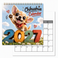 📅 LIMITED-TIME 50% OFF! 🐶 Chihuahua 12 Month Wall Calendar – Cute, Ink-proof, Decorative ✨
