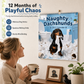 📅 LIMITED-TIME 50% OFF! 🐶 Naughty Dachshunds Dog Wall Calendar – Funny, Writeable, Decorative ✨