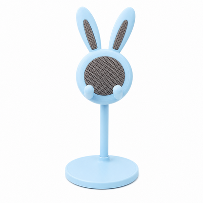 🐰 BUY 1 GET 1 FREE 📱✨ Cute Bunny Desktop Phone Stand – Height Adjustable, Weighted Base, Anti-Scratch Silicone Pads