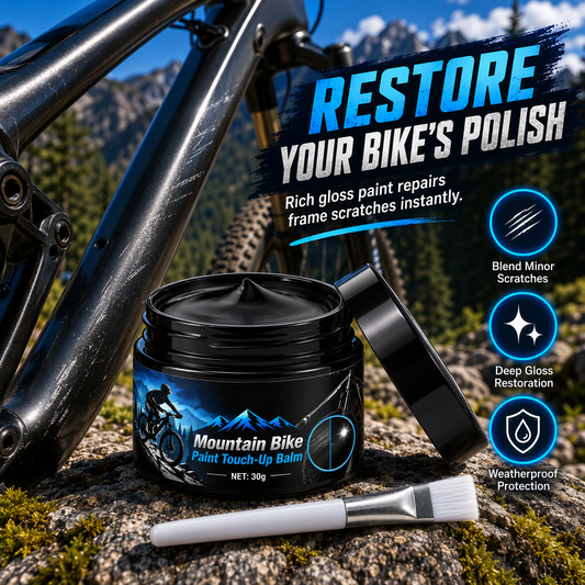 🚲 Buy 1 Get 1 Free! 🖌️ Bicycle Frame Paint Touch-Up Paste with Brush – Easy Repair, Scratch Cover, Protective 🛡️