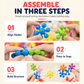 ❄️ LIMITED-TIME 50% OFF! 🧩 Kids 3D Interlocking Snowflake Building Blocks – Stable Build, Burr-free, Colorful ✨