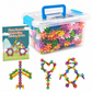 ❄️ LIMITED-TIME 50% OFF! 🧩 Kids 3D Interlocking Snowflake Building Blocks – Stable Build, Burr-free, Colorful ✨