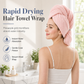 🧴 LIMITED-TIME 50% OFF! 💨 Coral Fleece Hair Drying Towel – Super Absorbent, Quick Dry, Non-slip 🧖