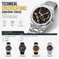 ⌚ LIMITED-TIME 50% OFF! ✨ Men's Sport Quartz Watch – Hollow Look, Luminous Hands, Water Resistant 🌟