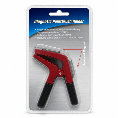 🎨 LIMITED-TIME 50% OFF! 🧲 Double Sided Magnetic Paint Brush Clip – Strong Grip, Multi-use, Easy Operate ✨