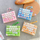 ⌨️ LIMITED-TIME 50% OFF! 🐱 Cute Keyboard Button Keychain Fidget Toy – Tactile Press, Animal Design, Portable ✨